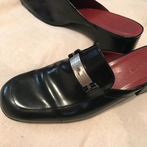 Ralph Lauren Black Mules